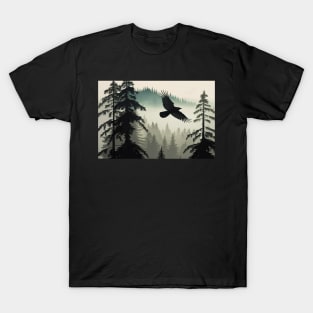 Raven in Flight T-Shirt